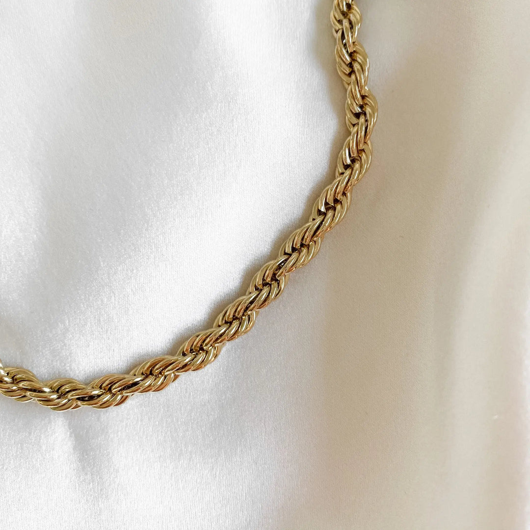 Twisted Rope Chain Bracelet
