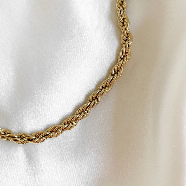 Twisted Rope Chain Bracelet