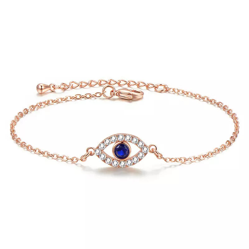 Sapphire Evil Eye Bracelet