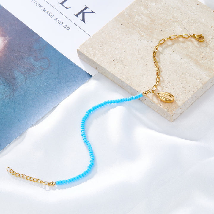 Golden Shell Anklet
