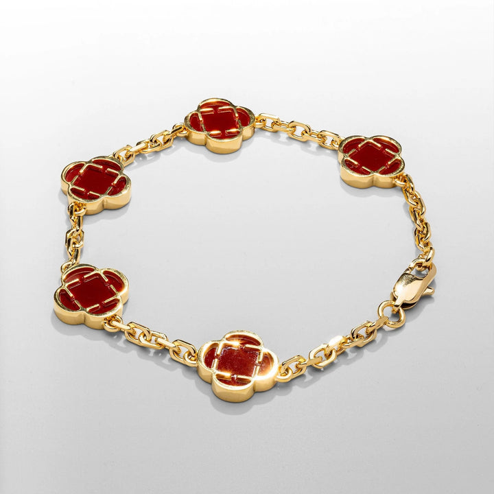 RED CLOVER LUXE BRACELET