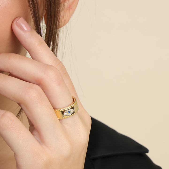 Evil Eye Band Ring