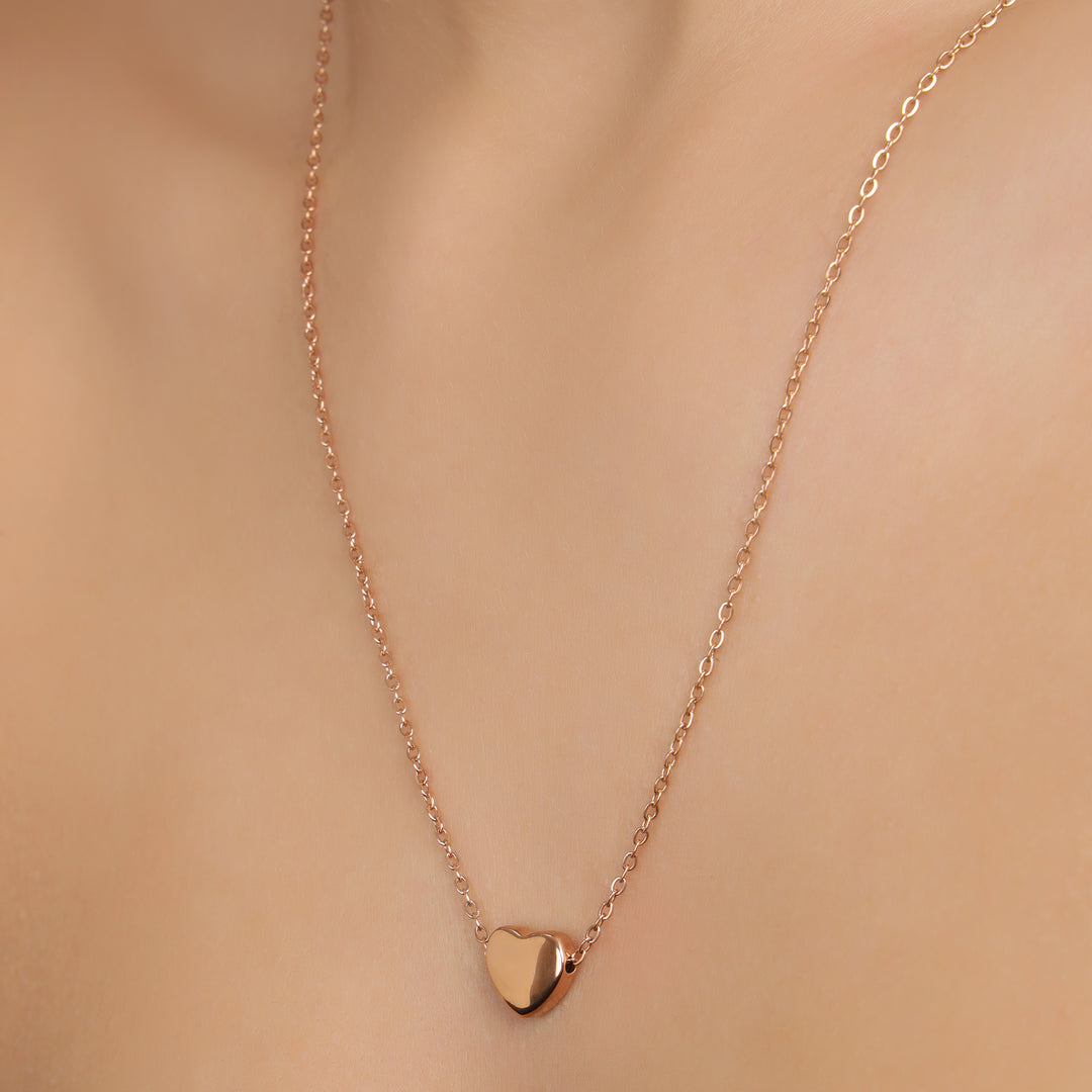 Rose Heart Pendant