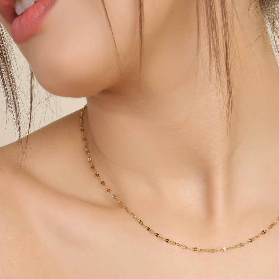 Sequin Chain Necklace