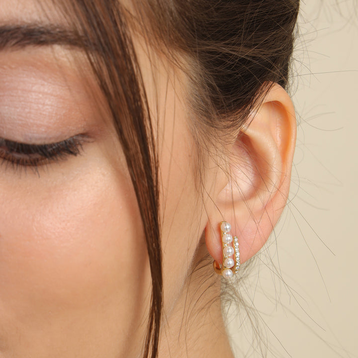 Pearly Sequence Earrings