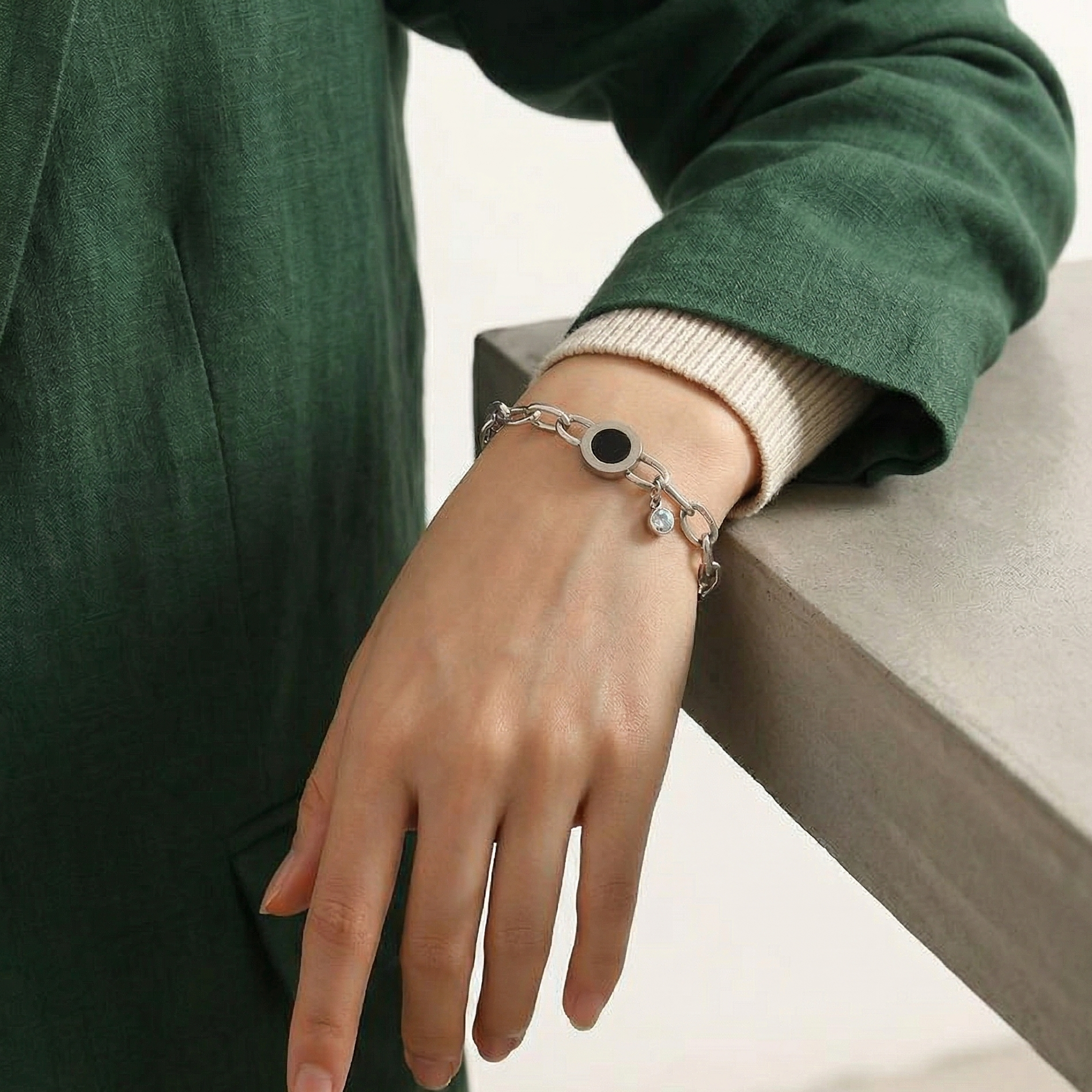 Roman Link Bracelet