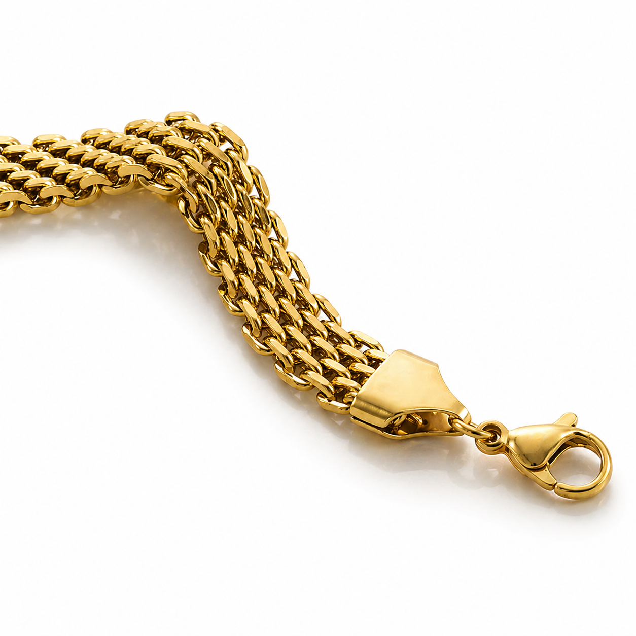 Golden Mesh Bracelet