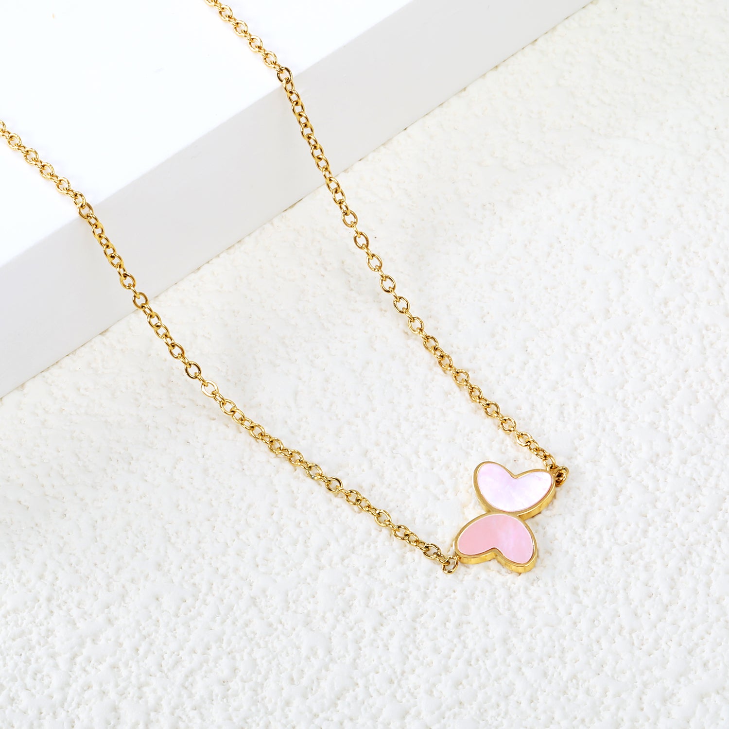 Blush Flutter Necklace