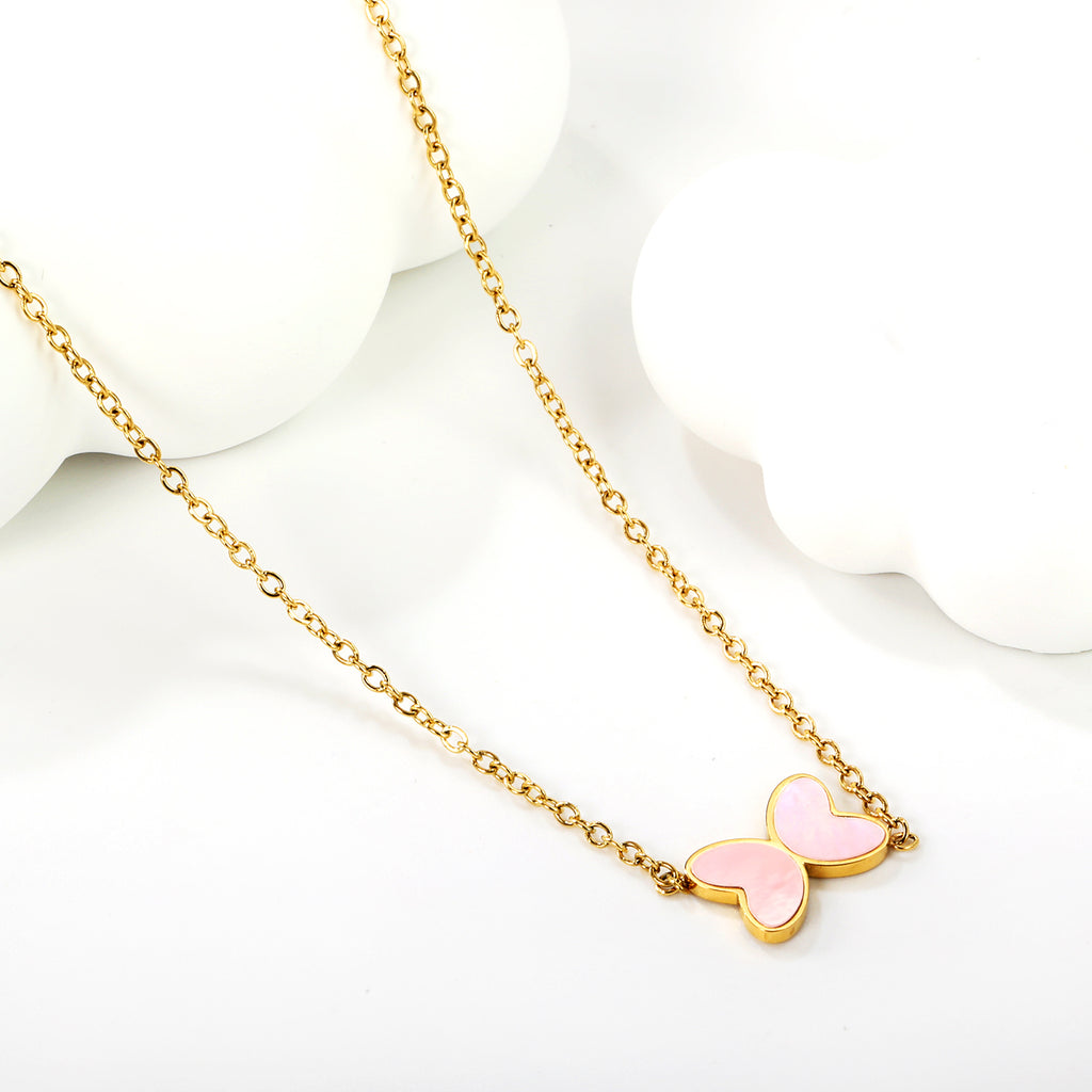 Blush Flutter Necklace