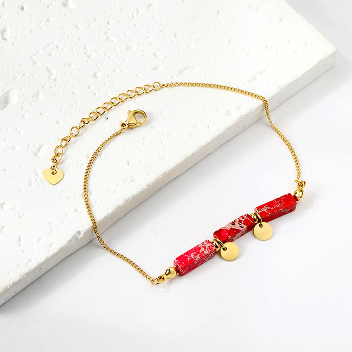 Ruby Trail Anklet