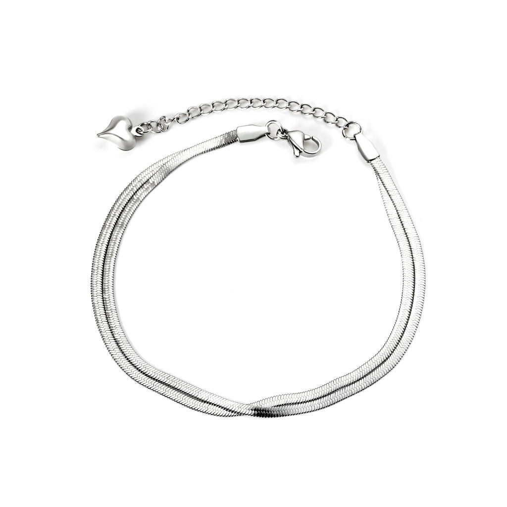 Dual Snake Chain Anklet