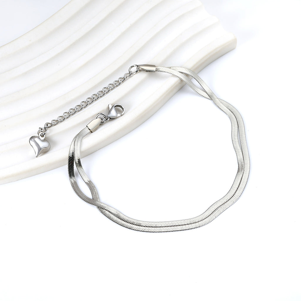 Dual Snake Chain Anklet