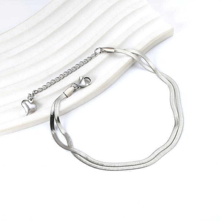 Dual Snake Chain Anklet