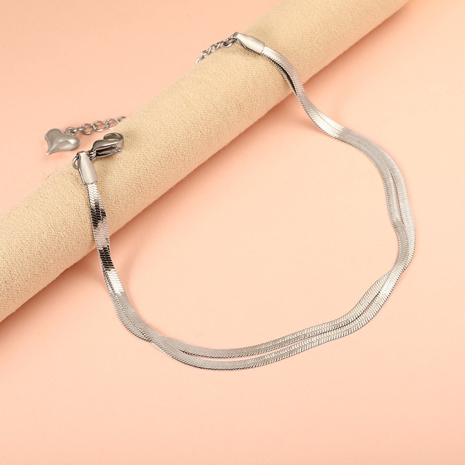 Dual Snake Chain Anklet
