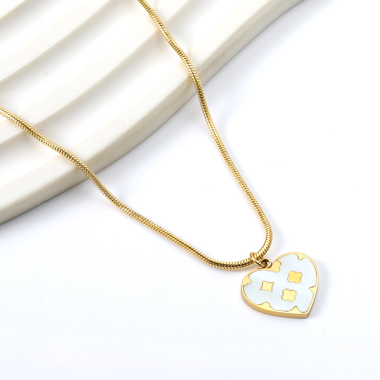 Cheesy Heart Pendant