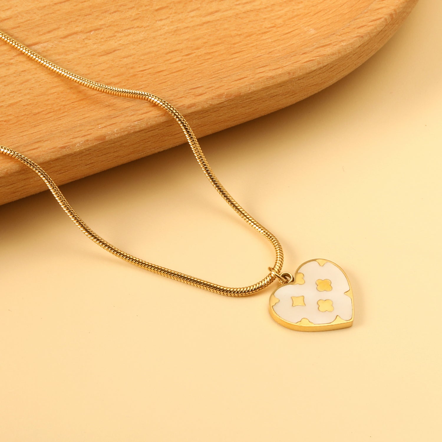 Cheesy Heart Pendant