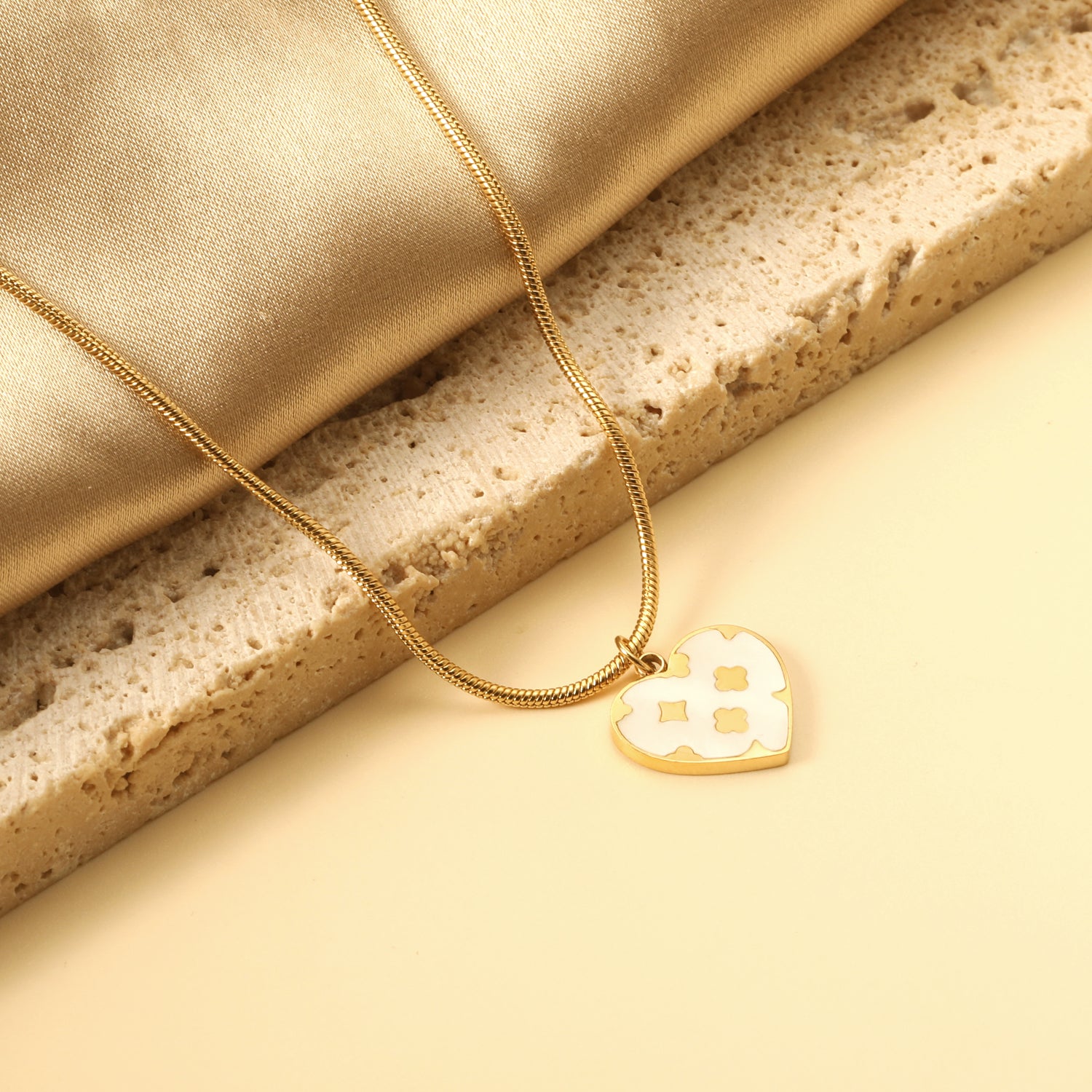 Cheesy Heart Pendant