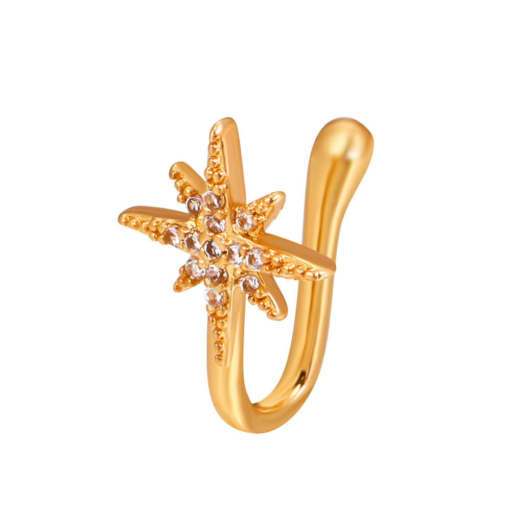 Spark Non Piercing Nose Pin