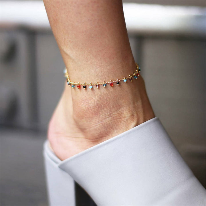 Prism Beads Anklet