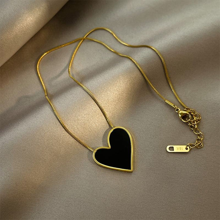 Asymmetric Black Pendant