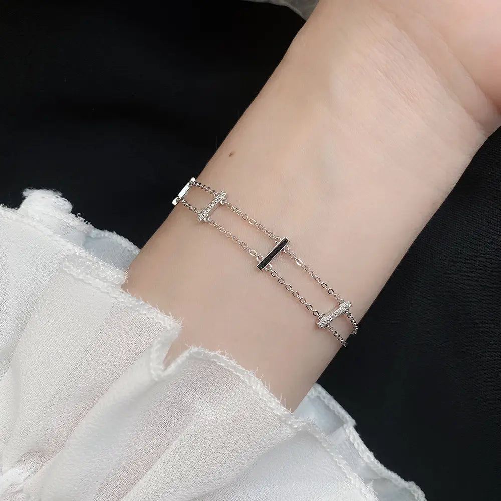 Shimmering Ladder Bracelet