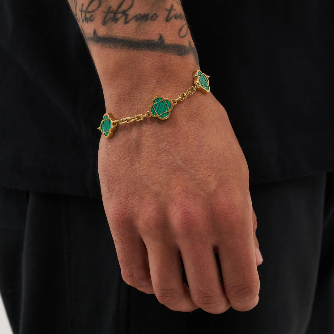 GREEN CLOVER LUXE BRACELET