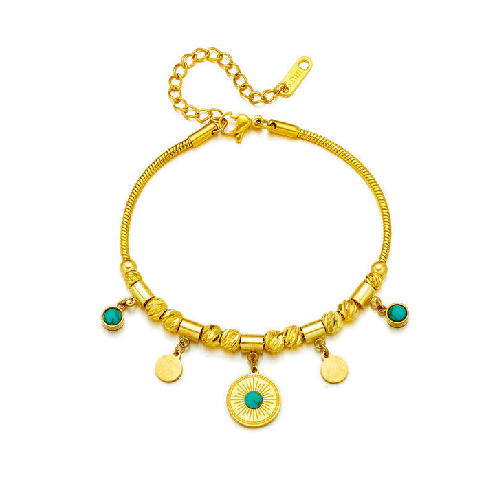 Turquoise Charms Bracelet