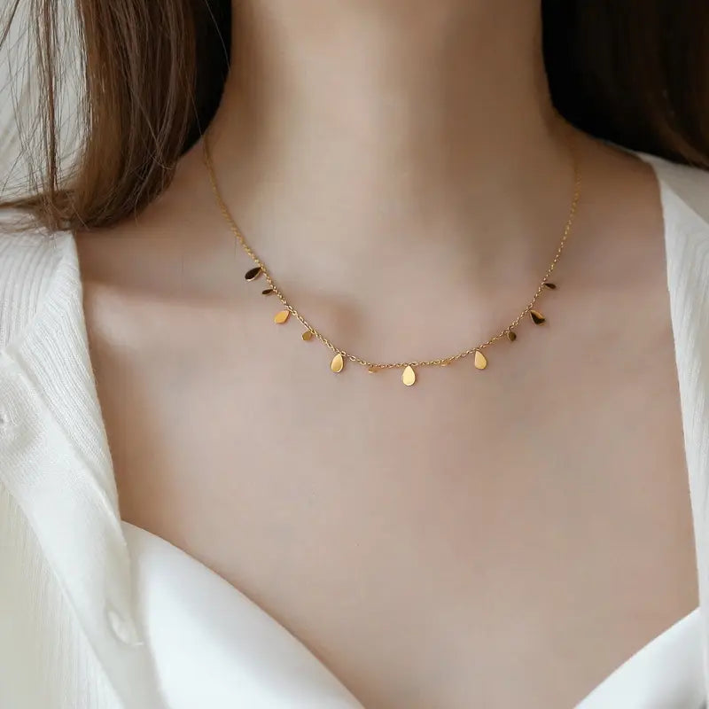 Golden Drops Necklace