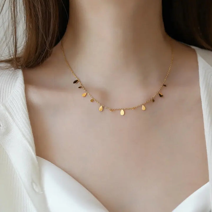 Golden Drops Necklace