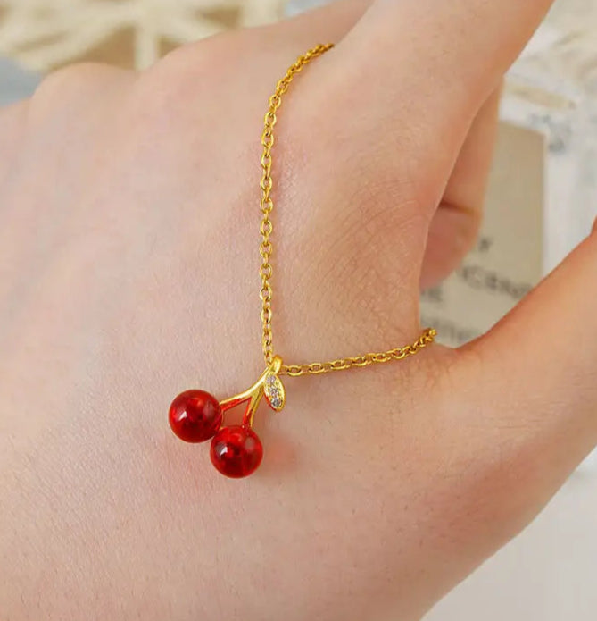 Cherry Drop Pendant