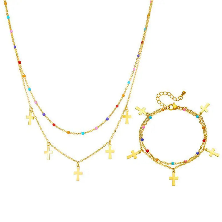 Rainbow Cross Duo