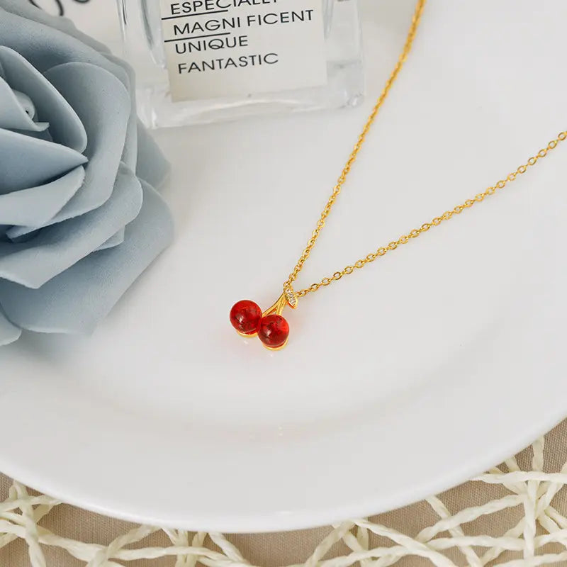 Cherry Drop Pendant