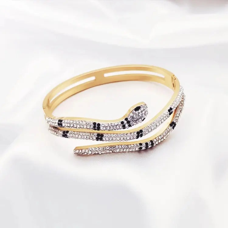 Studded Serpentine Bracelet