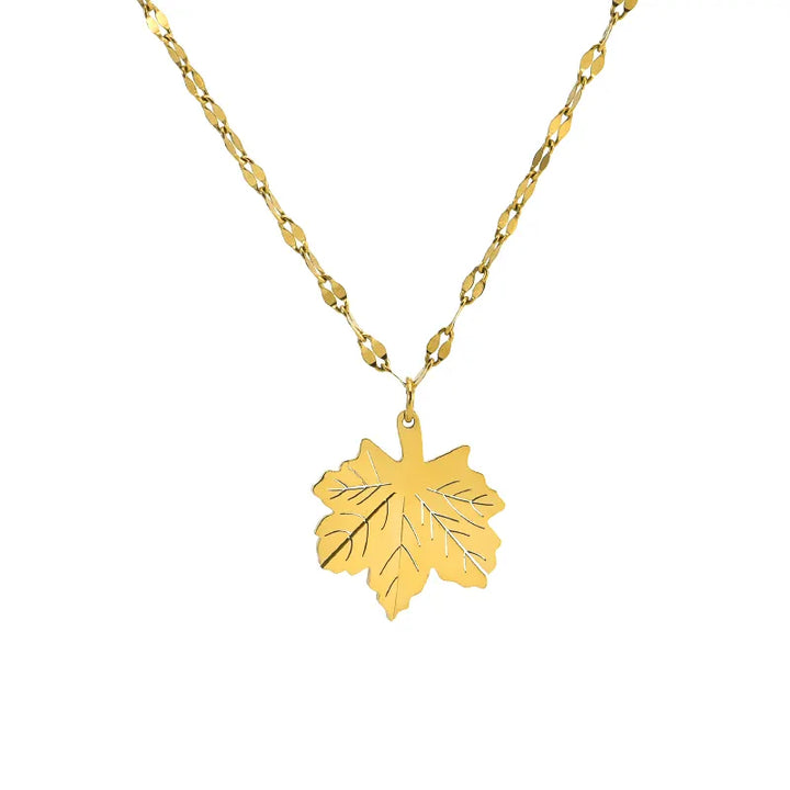 Golden Leaf Necklace