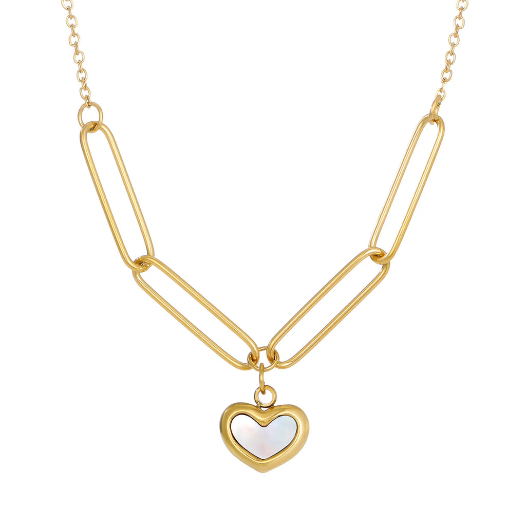 Paperclip Heart Pendant