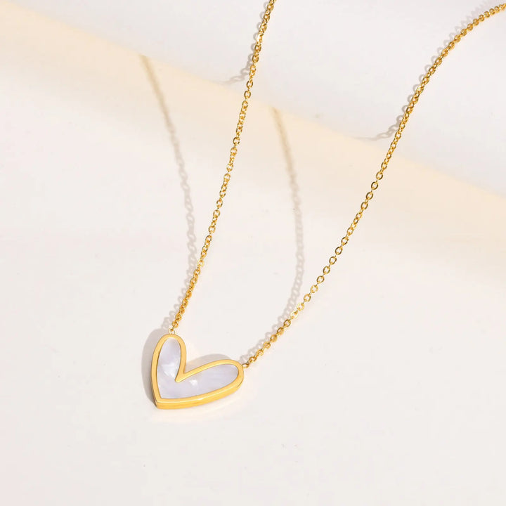 Asymmetric Heart Pendant