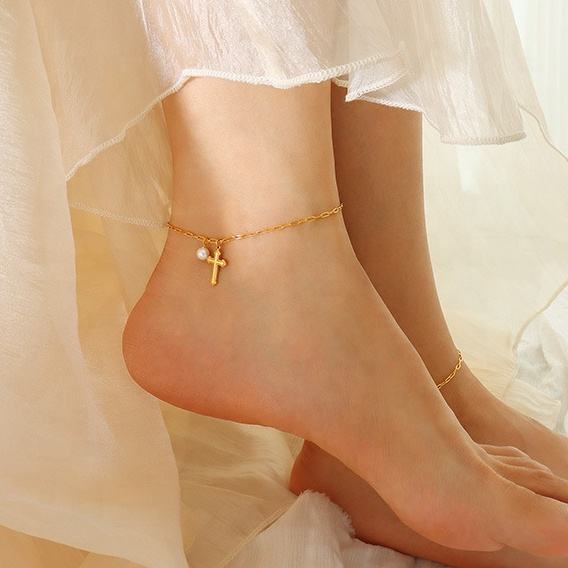 Glory Cross Anklet