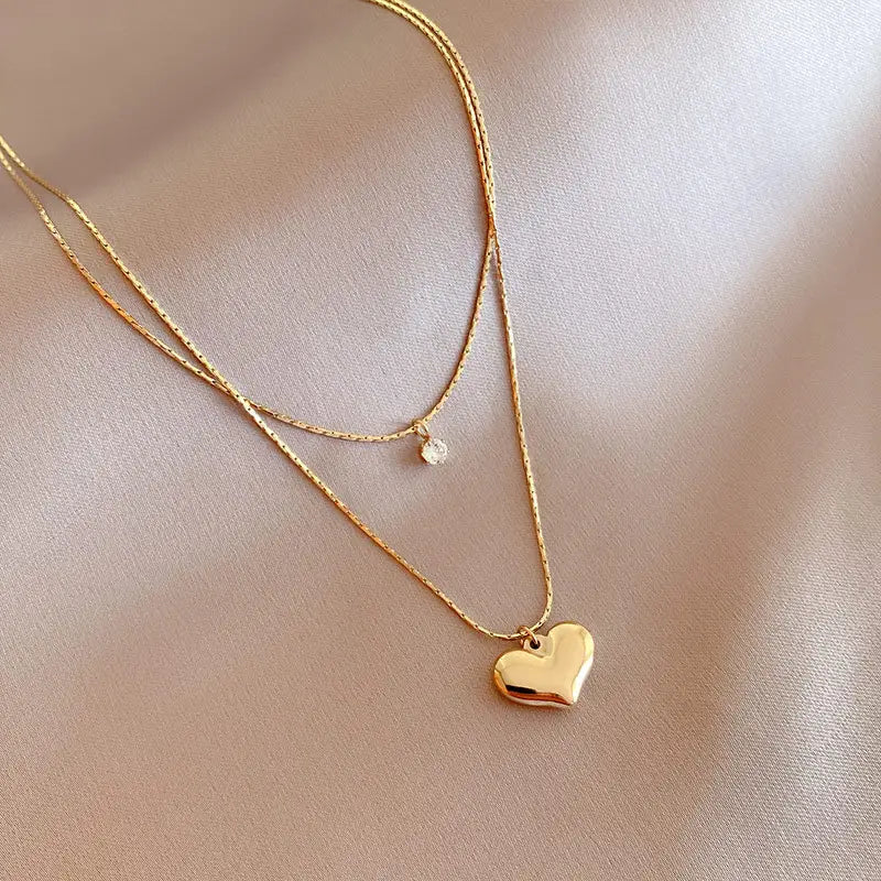 Crystal Heartline Pendant
