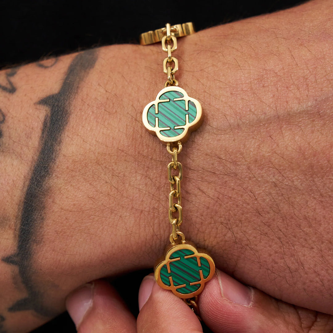 GREEN CLOVER LUXE BRACELET