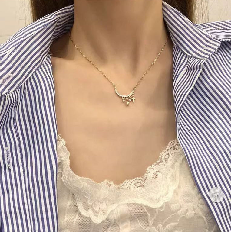 Crescent Charm Necklace