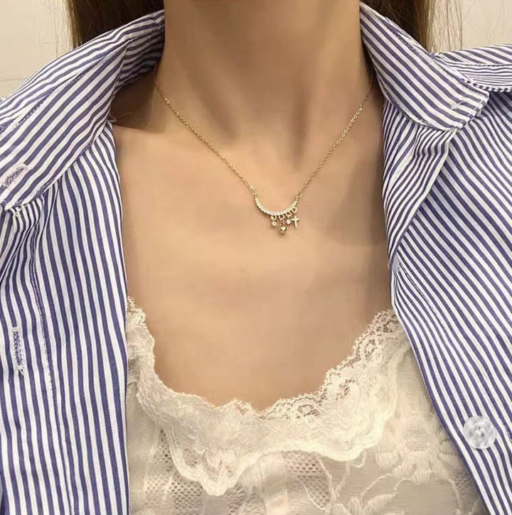Crescent Charm Necklace