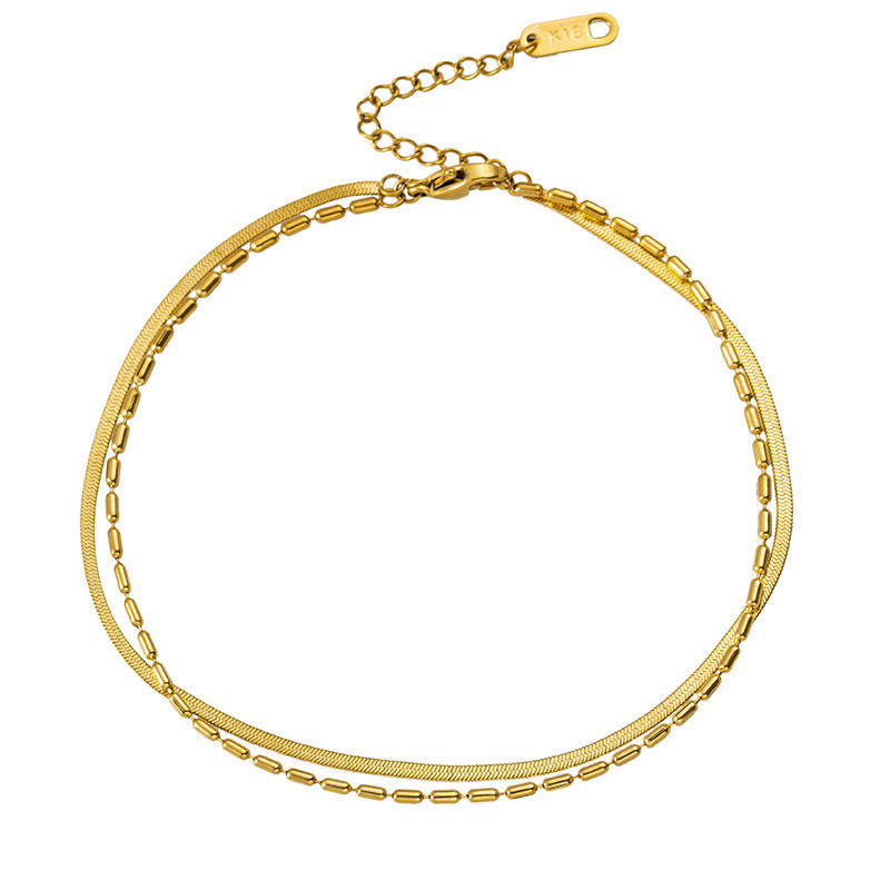 Snake Chain Beads Bracelet