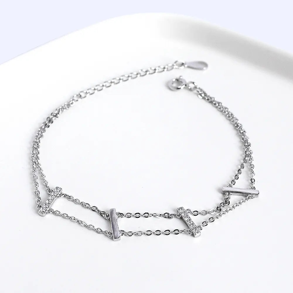 Shimmering Ladder Bracelet