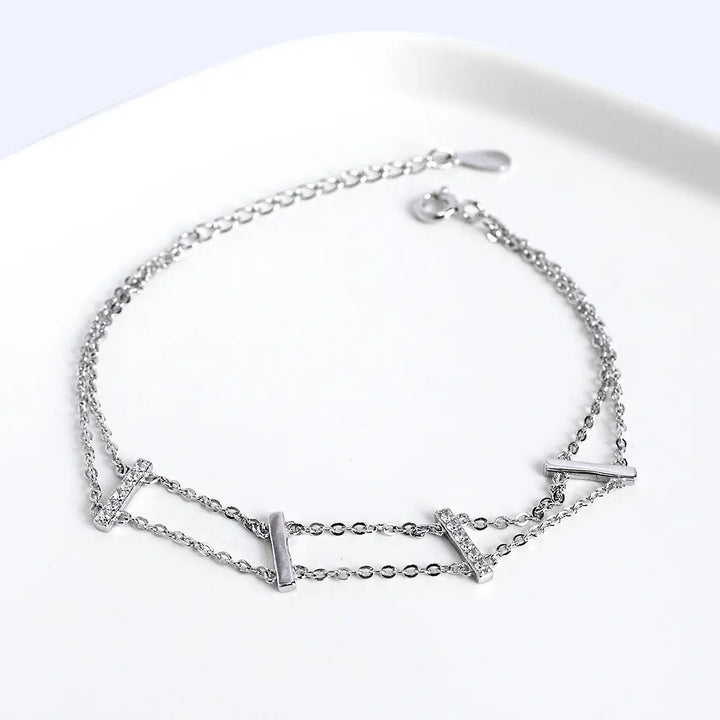 Shimmering Ladder Bracelet