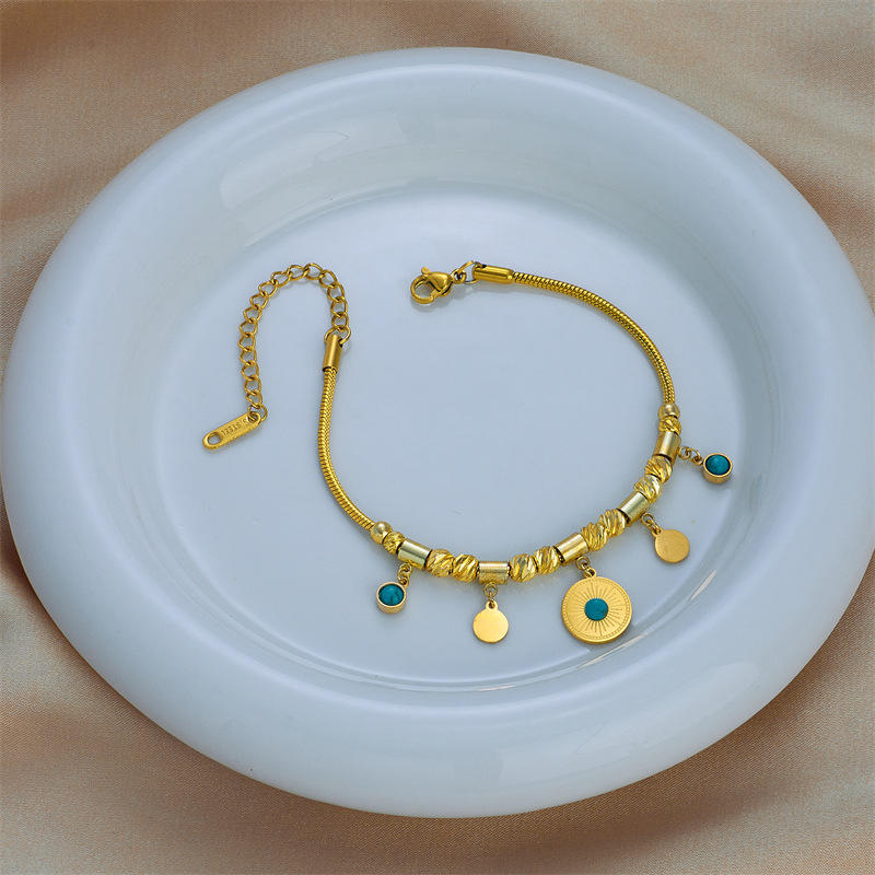 Turquoise Charms Bracelet