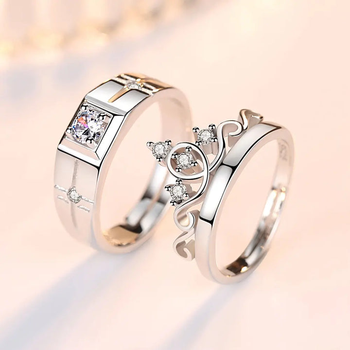 Regal Love Couple Rings