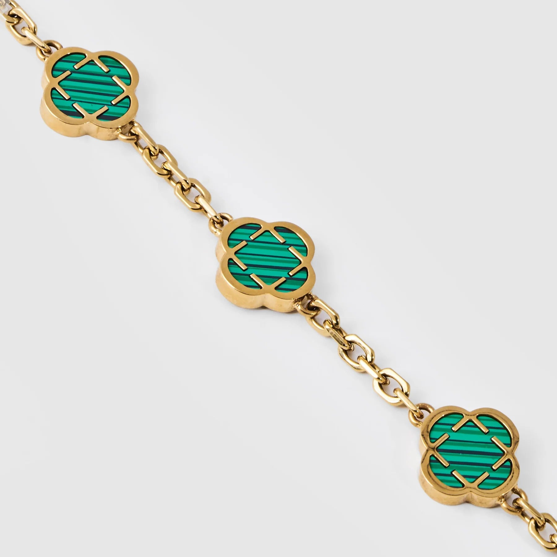 GREEN CLOVER LUXE BRACELET