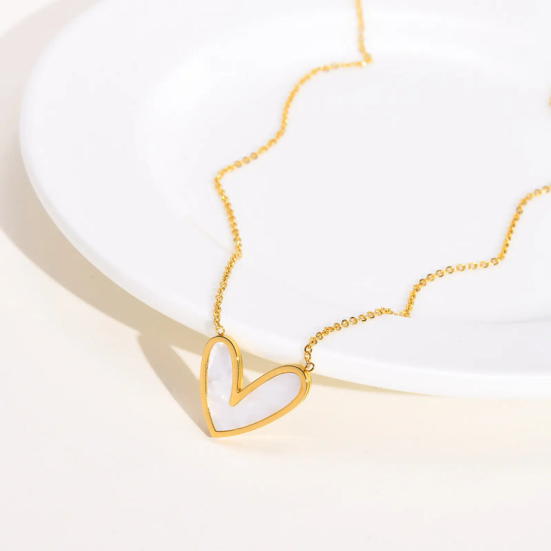 Asymmetric Heart Pendant
