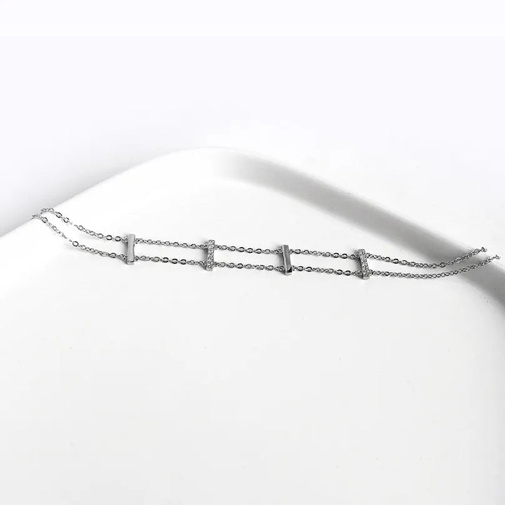 Shimmering Ladder Bracelet