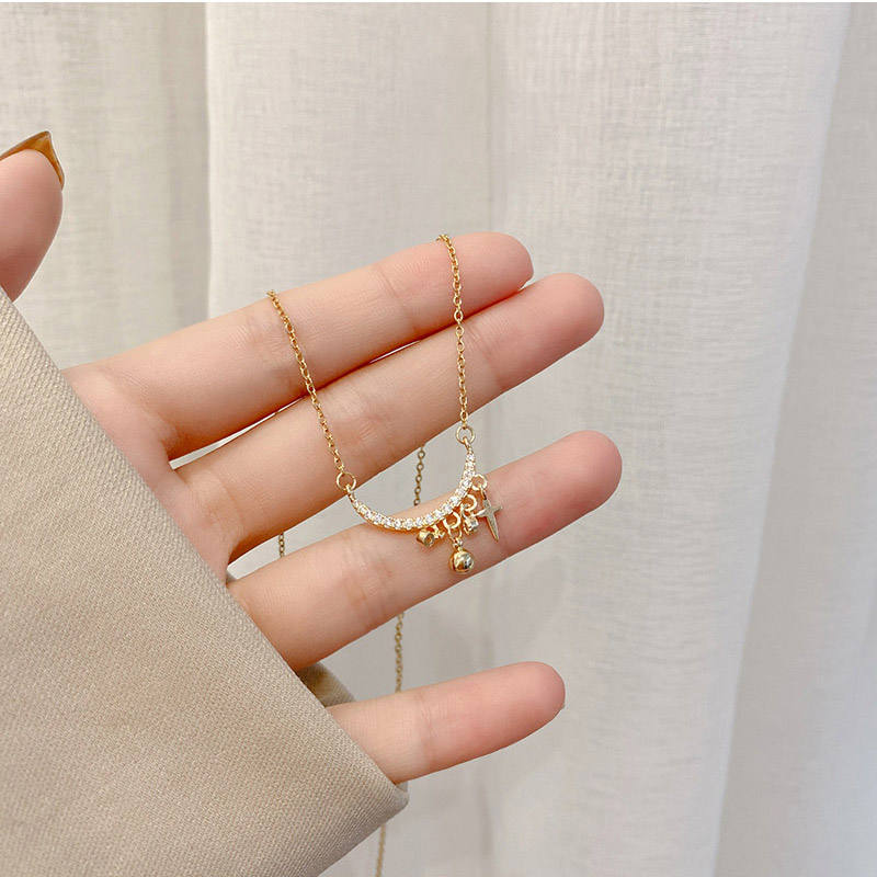 Crescent Charm Necklace